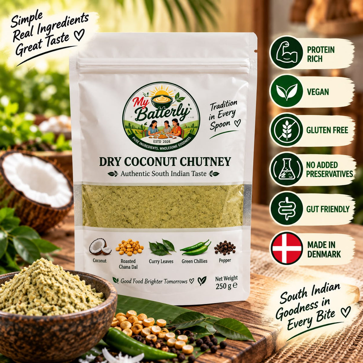 Dry Coconut Chutney
